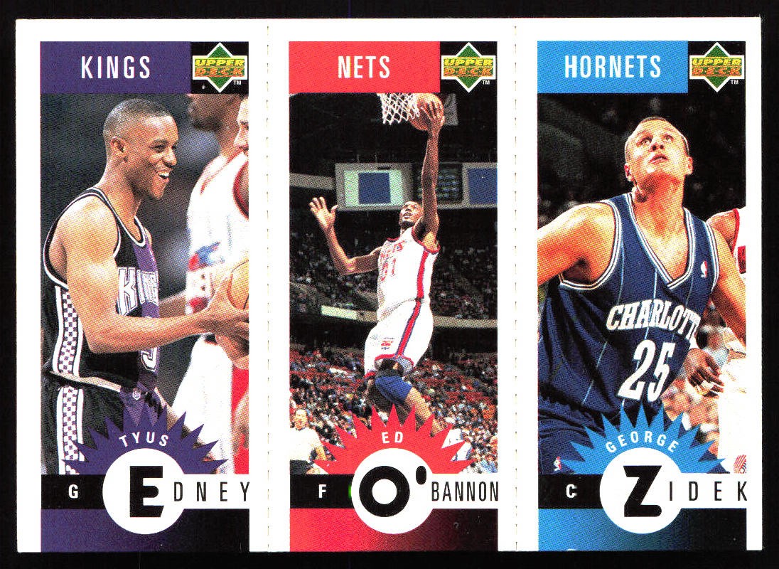 1996-97 Collector's Choice #M71 / M53 / M10  Edney O'Bannon Zidek