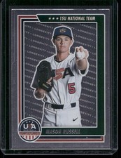 Mason Russell 2022 Panini USA Baseball Stars & Stripes Base Longevity USA #83