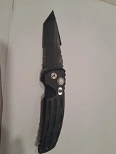 Hogue Elishewitz EX01 Black On Black Rare Combo Blade!