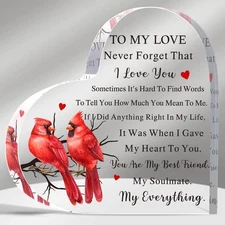 to My Love Valentine's Day Acrylic Gifts for Her Him Boyfriend Girlfriend Lov...