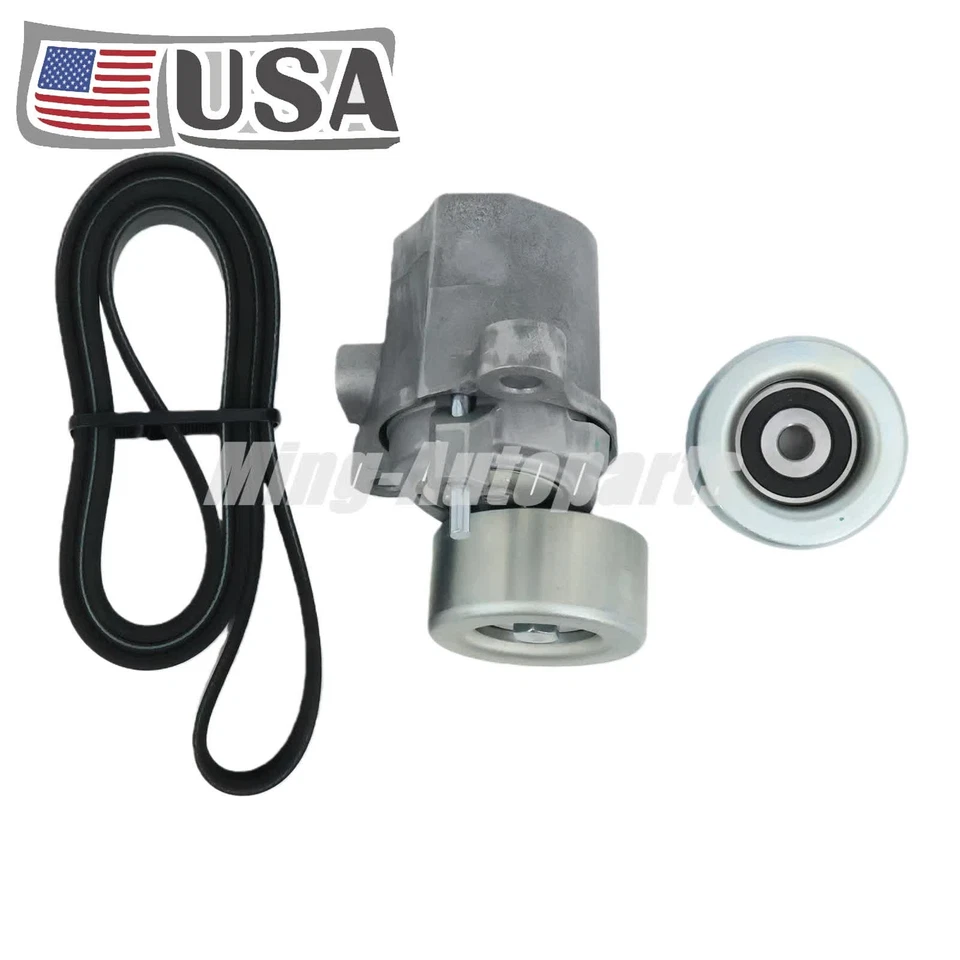 3x Serpentine Belt Drive Component Kit for 2017-2022 Toyota Highlander 3.5L V6 - Image 3 of 4