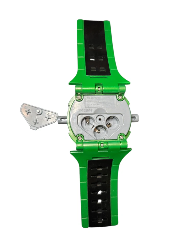 Ben 10 Omnitrix Uhr Kinder Spielzeug Cartoon Network 2008 Bandai Watch Alien rar - Bild 4 von 4