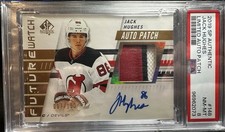🥇2019-20 SP Authentic - Jack Hughes Future Watch Auto Patch Rookie! 🥇