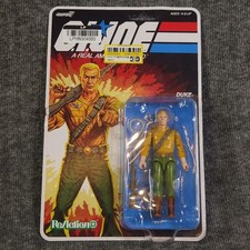 G.I. Joe   DUKE  First Sergeant Super 7 ReAction 3.75  Figure