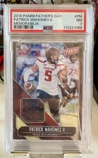 2018 Panini Graded 7 Father’s Day Patrick Mahomes Rookie Jersey