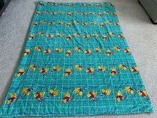 RARE Vtg Disney Winnie The Pooh Very Blustery Day Twin Comforter