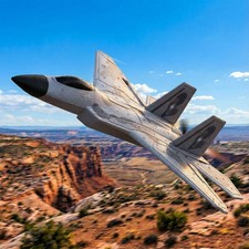 RC ferngesteuertes Flugzeug F22,Modell-Flieger mit Akku und 2.4GHz Fernsteuerung