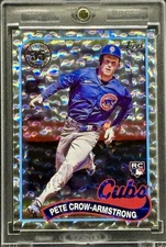 Pete Crow-Armstrong  RARE ROOKIE CRACKED ICE INVESTMENT CARD TOPPS SSP MINT