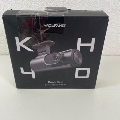 WOLFANG 4K Dash Cam Front and Rear WiFi Dashcam, Dual Car Camera Black  WD03