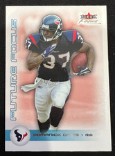 DOMANICK DAVIS 2003 Fleer Focus #157 Rookie Card RC #472/699 NFL Texans. rookie card picture