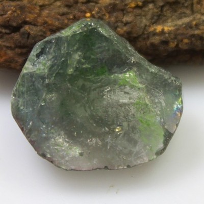 Natural Blue Tourmaline Slice In Fancy Shape 9.70 Carats, 14x12x4  mm Size