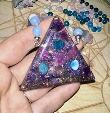 Divine Connection Orgonite Mala - EMF 5G Protection - Crystals &Elite Shungite