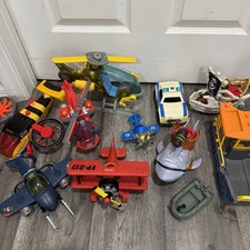 Fisher Price Imaginext Vehículos Helicópteros Aviones Barcos Rescate Rangers 10+ LOTE