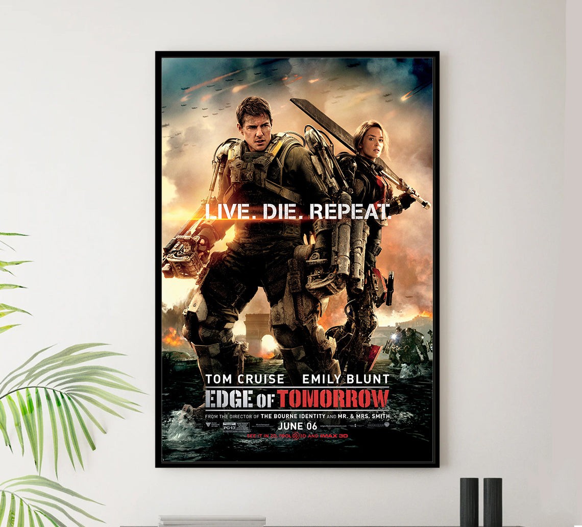 Edge of Tomorrow 2014 - v1 - Classic Movie Poster | eBay