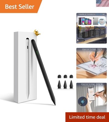 Stylus Pen for iPad with Dual-Tip and Tilt Sensitivity - Perfect for Artists