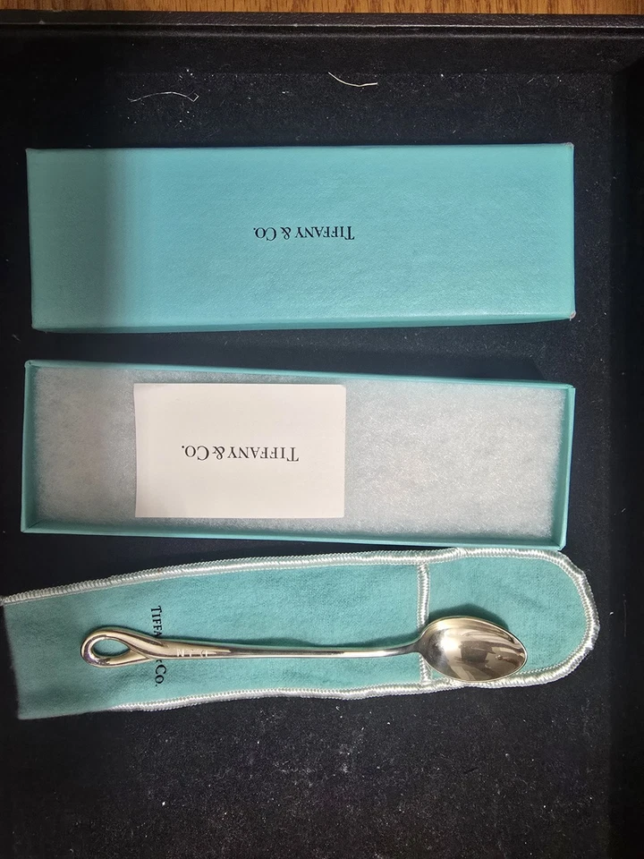 TIFFANY & CO ELSA PERETTI PADOVA FEEDING SPOON - MONOGRAM/ SSM/ - Image 2 of 4