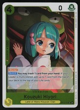 Kouzuki Hiyori OP13-104 R - One Piece Carrying On His Will Foil