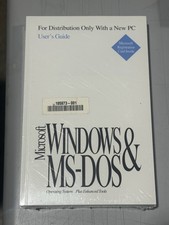 Vintage Microsoft MS-DOS6 User  s Guide With COA New And Sealed