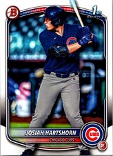 2025 Bowman Draft #BD21 Josiah Hartshorn 1st Bowman A22