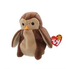 Ty Beanie Baby Hoot - MWMT Owl 1995