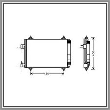 Condensateur Citroen C5