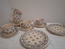 Johnson Bros, Laura Ashley, Petit Fleur, Tea Set Cups, Saucers and Plates