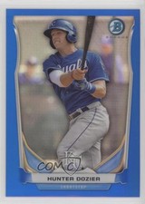 2014 Bowman Prospects Chrome Blue Refractor 66/250 Hunter Dozier #BCP51 0rf