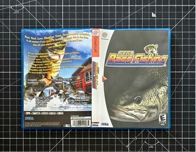 Dreamcast Sega Bass Fishing Custom Case - NO Game or Manual