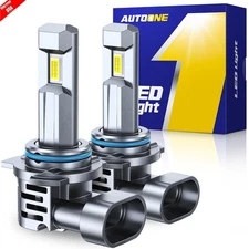 AUTOONE 9012 HIR2 LED Headlight Bulbs High Beam Kit 80000LM Super Bright White