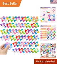 84 PCS Colorful Pop Fidget Spinners - Sensory Party Favors for Kids Adults