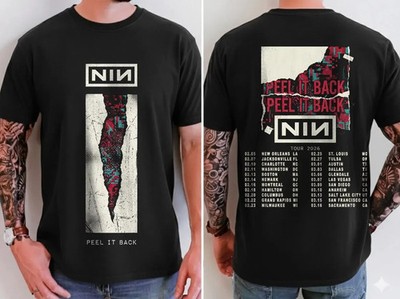 Nine Inch Nails NIN Peel It Back Tour 2026 North American Concert Shirt VK10145
