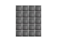 Wechselschalter Mcpower ''Flair'', 250V~/10A, Anthrazit, Inkl. Rahmen, 20Er-Pack