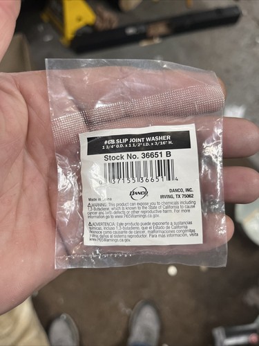 Danco Perfect Match 9D0036651B Slip Joint Washer - 第 1/2 張圖片