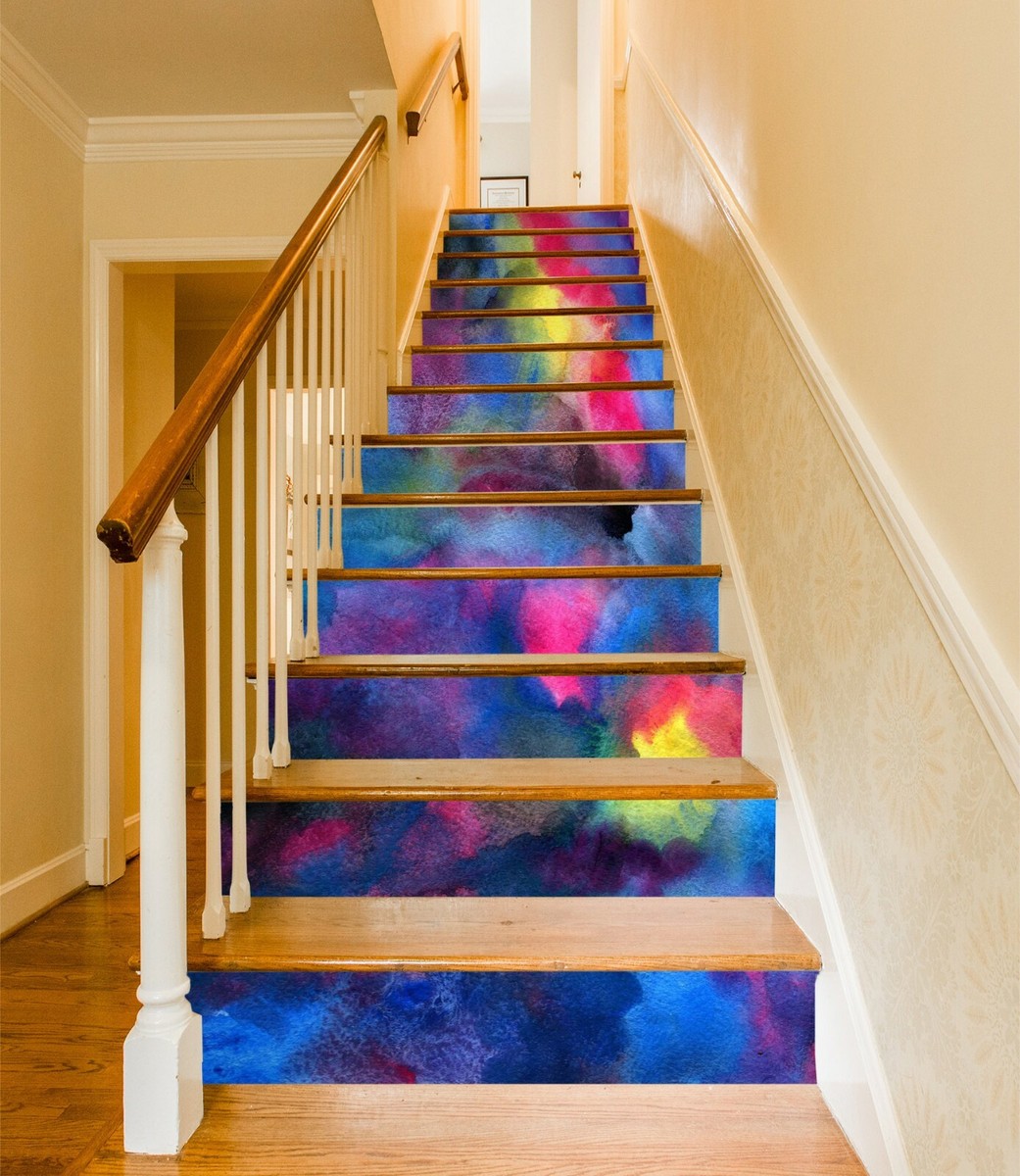 Painted Stair Risers