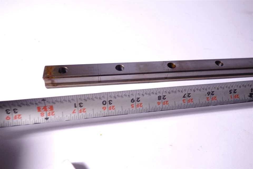 Conjunto de riel deslizante lineal rodante THK 32" SH520 YN8A306 acero inoxidable Foto 3 de 4