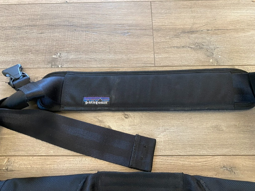 Patagonia Telluride Half Mass Messenger Bag Crossbody Black Gray Multipocket - Picture 9 of 12