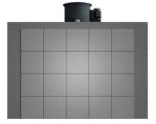 10' Wide X 7' Tall Exhaust Paint Wall - 2Hp - 1Ph - Free Shipping