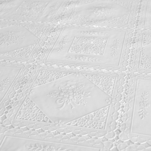 Tischdecke Lace Vinyl Wachstuch Häkelspitze Optik Wasserfest Meterware ANRO - Bild 4 von 49
