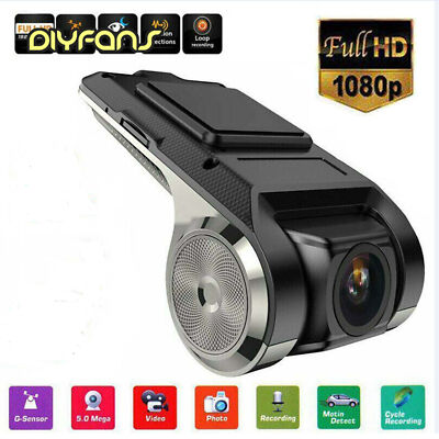 1080P HD Auto DVR 2MP Kamera Videorecorder Dash Cam GPS ADAS G-Sensor Aufnahme