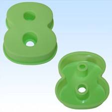 Backform Zahl 8 für Geburtstagskuchen Jubiläum Feier Party Kuchenform Zahlen