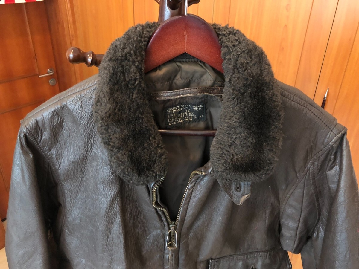 Original USN G-1 Flight Jacket by THE MARTIN LANE CO.- MIL-J-7823