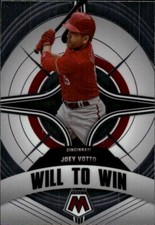 2022 Panini Mosaic Joey Votto #WW-2 Will to Win Cincinnati Reds 13C