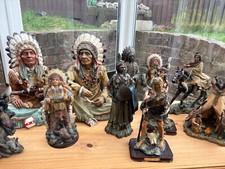 native american indian statues