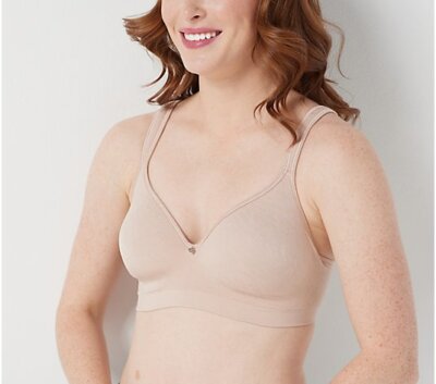 Breezies Seamless Everyday Comfort Safari Wirefree Bra-Sunbeige