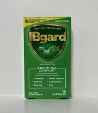 IBgard Daily Gut Health Gard 4 irritable bowel syndrome 12 Capsules Exp-2/2026