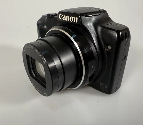 Canon Digital Camera PowerShot SX170 IS 16.0MP Black - ✅