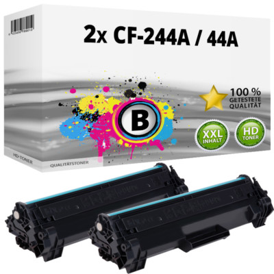 2 XXL TONER für HP CF 244a HP-44A LaserJet Pro M15a M15w MFP M28a MFP M28w