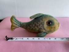 Vintage Original Steiff Fish Flossy 10 Inch Germany Plush