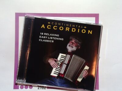 Continental Accordion 18 Relaxing Easy Listening Classics CD Mint