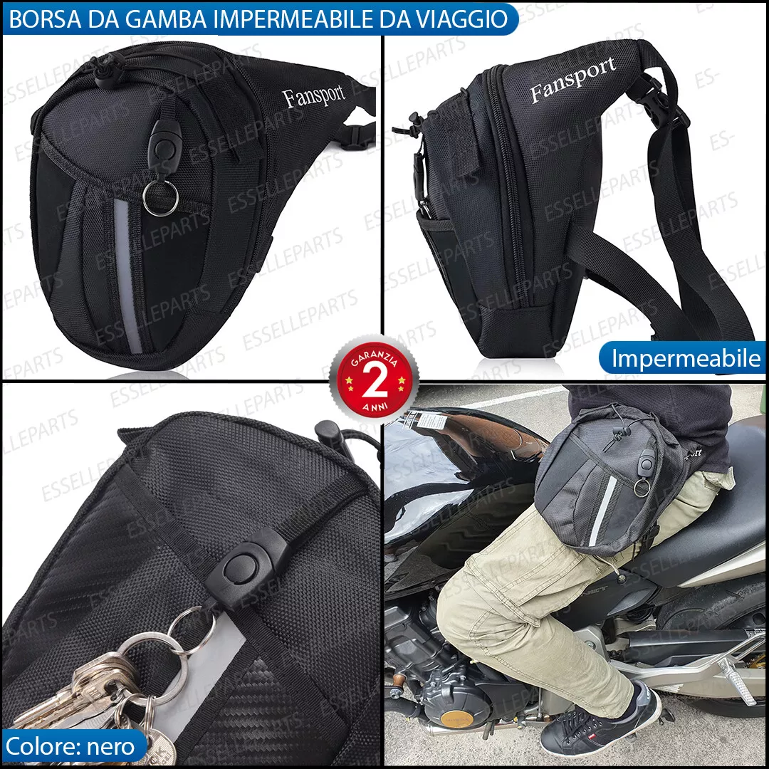 Borsa da gamba per Moto impermeabile guanti borsa da viaggio per